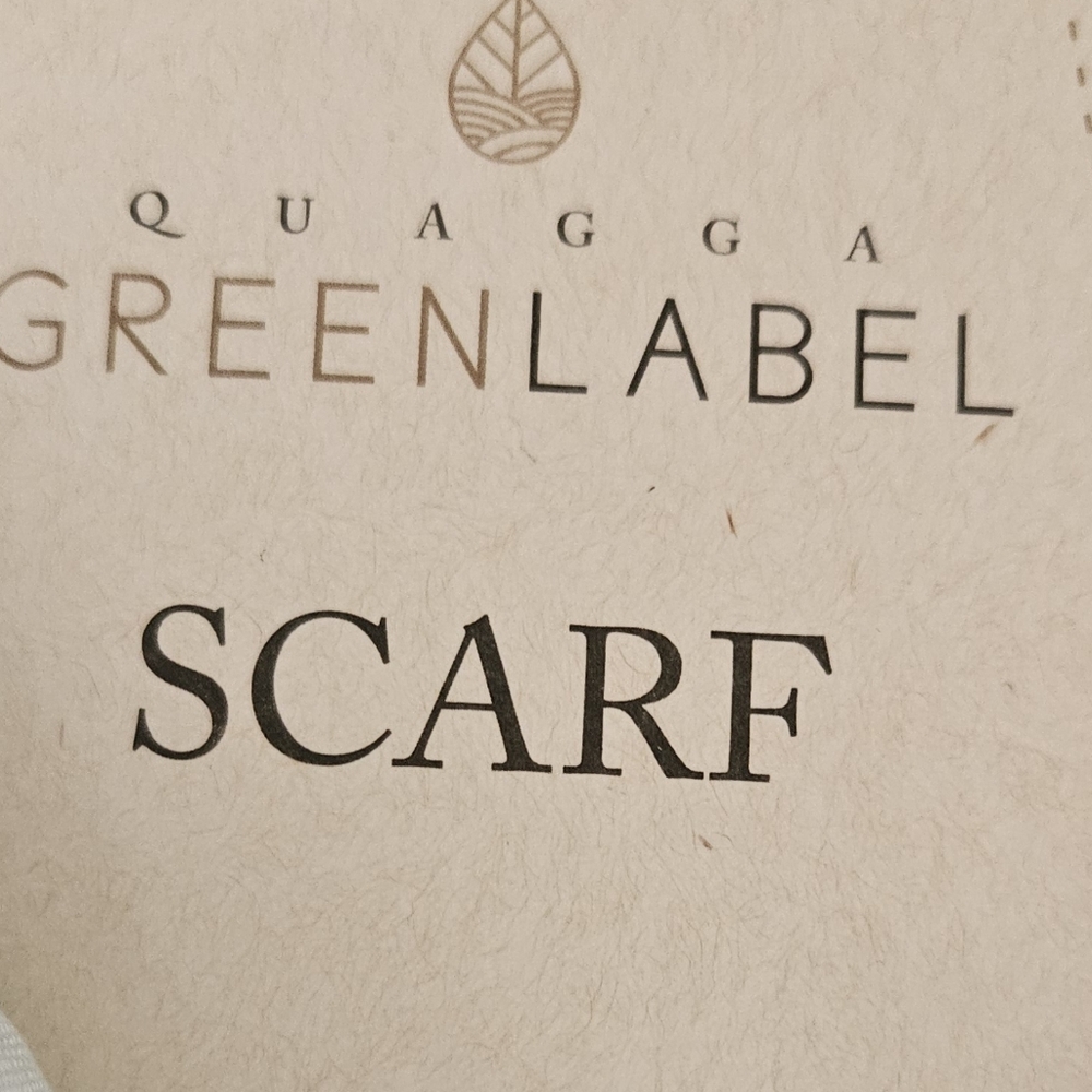 New Greenlabel Quagga Women's Blue Scarf - Picture 7 of 7